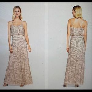 Adrianna Papell Beaded Evening Gown